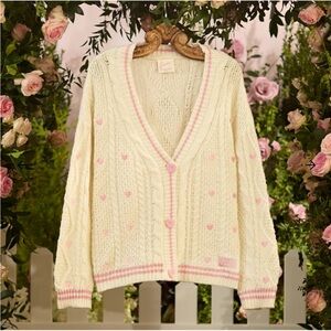 TAYLOR SWIFT Official Lover Oversized Knit Cardigan, Size M/L
